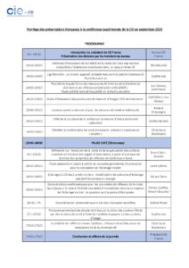 Conférence CIE-France : florilège des présentations françaises à la conférence quadriennale de la CIE en septembre 2023 @ Espace Hamelin